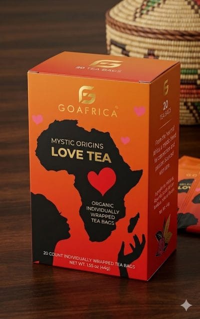 Go Africa® Mystic Origins- Love Tea (20-Count Box) 20 tea bags (1.55 oz /44g) - Image 3