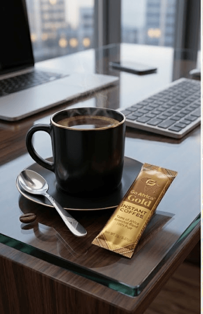 Go Africa® Gold Instant Coffee single sachet  (2g / 0.07 oz) - Image 5